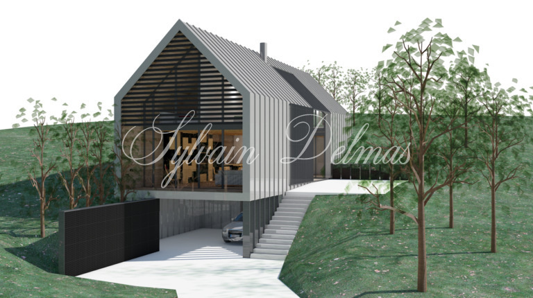 Maison contemporaine atypique à vendre 6 pièces proche de TOURS.
