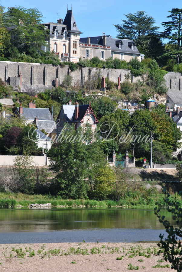 Superbe château surplombant la Loire avec une vue époustouflante. A rénover.