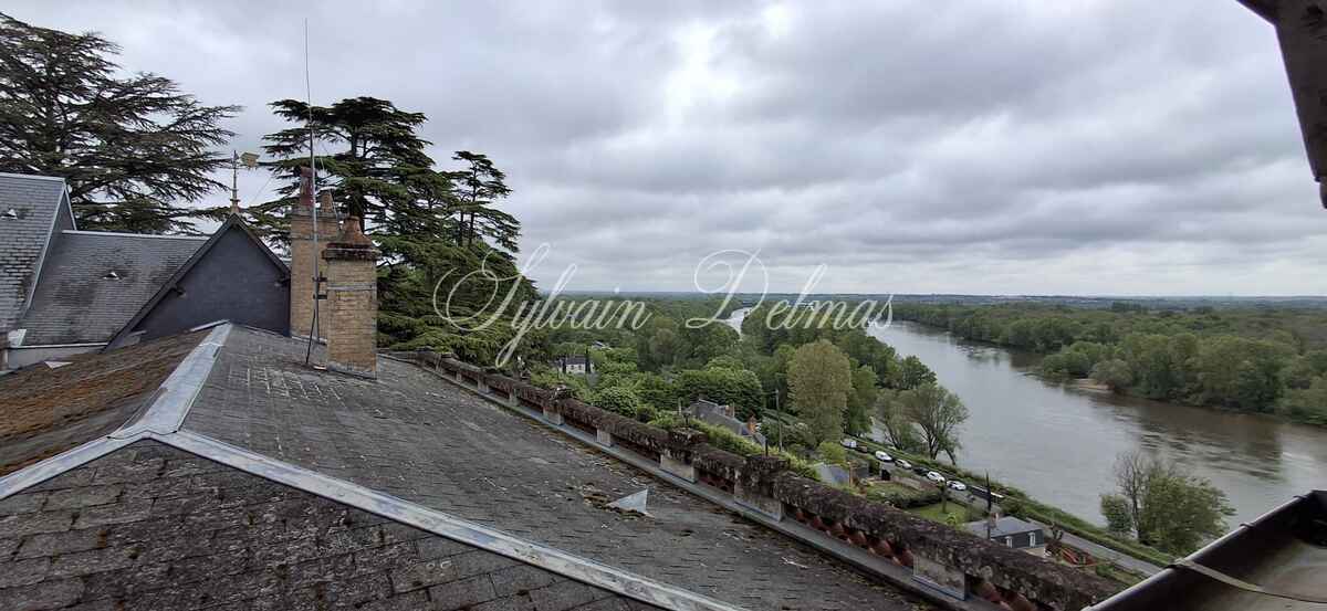 Superbe château surplombant la Loire avec une vue époustouflante. A rénover.