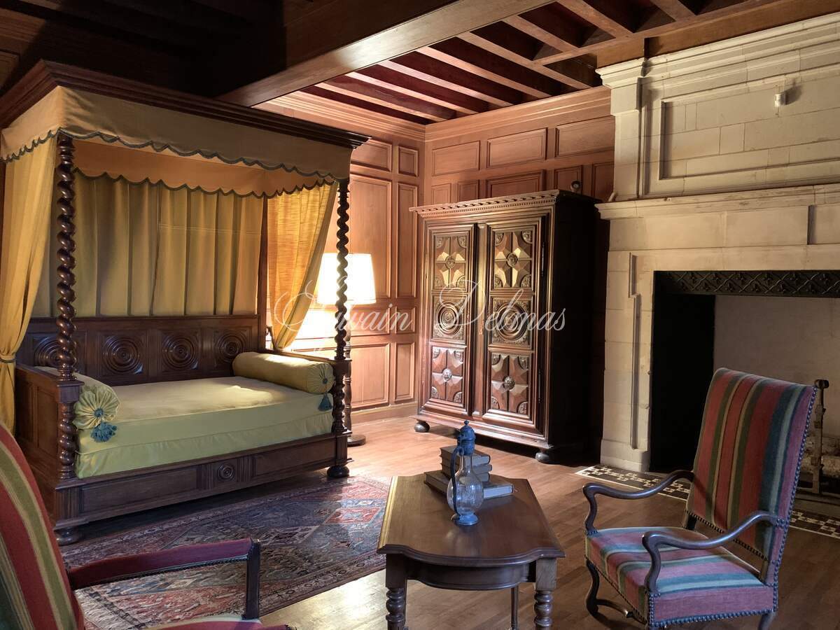 Superbe château Renaissance en Anjou.