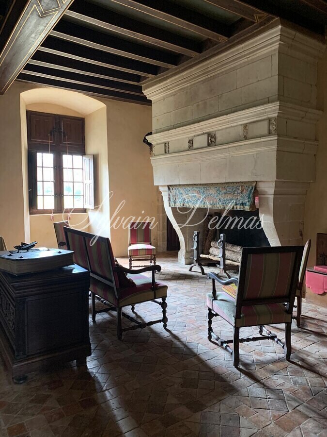 Superbe château Renaissance en Anjou.