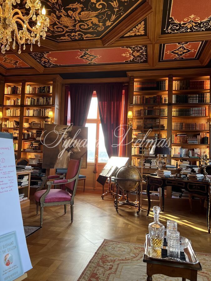 Majestueux château de style Renaissance perché sur un rocher en Suisse Normande.