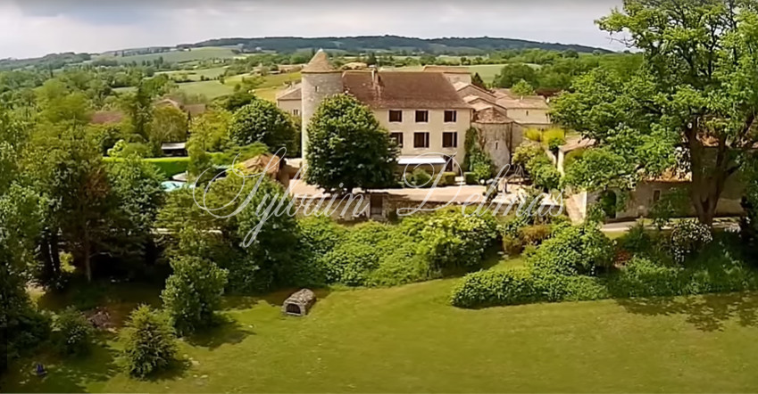 Château romantique proche de Bergerac