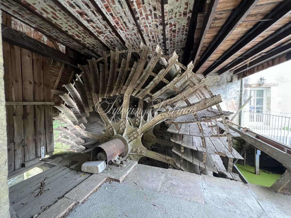 Un paradis sur terre et sur l'eau... Moulin du XV° restauré