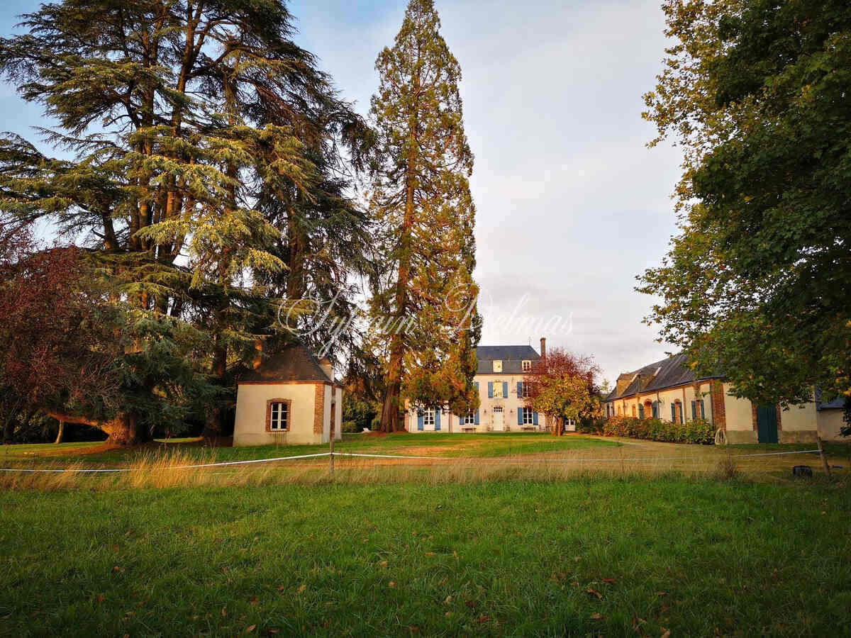 Château XVIIIème 8 hectares à 1h30 de Paris, 40 KM du Mans de Tours et de Vendômes