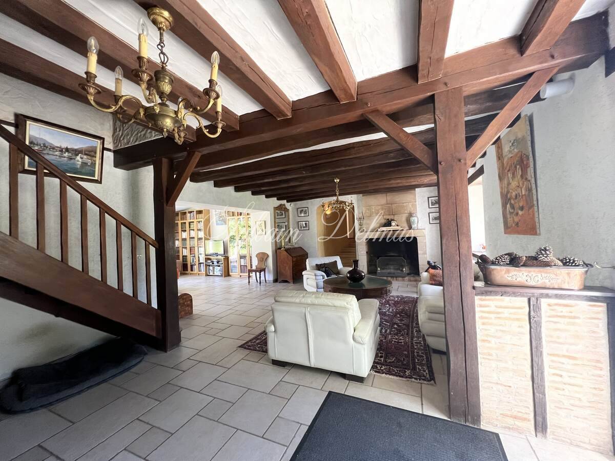 Domaine — Sublime ferme du XVIième restaurée, 270 M² habitables à 15 km de Tours