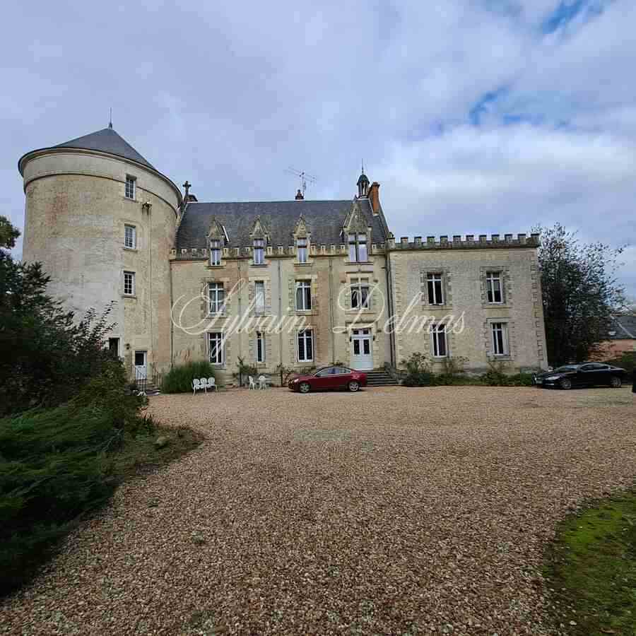 Charmant petit château surplombant la rivière au coeur la Brenne