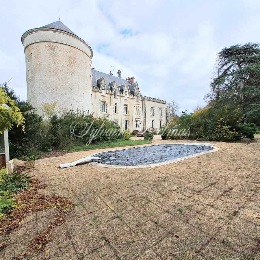Charmant petit château surplombant la rivière au coeur la Brenne