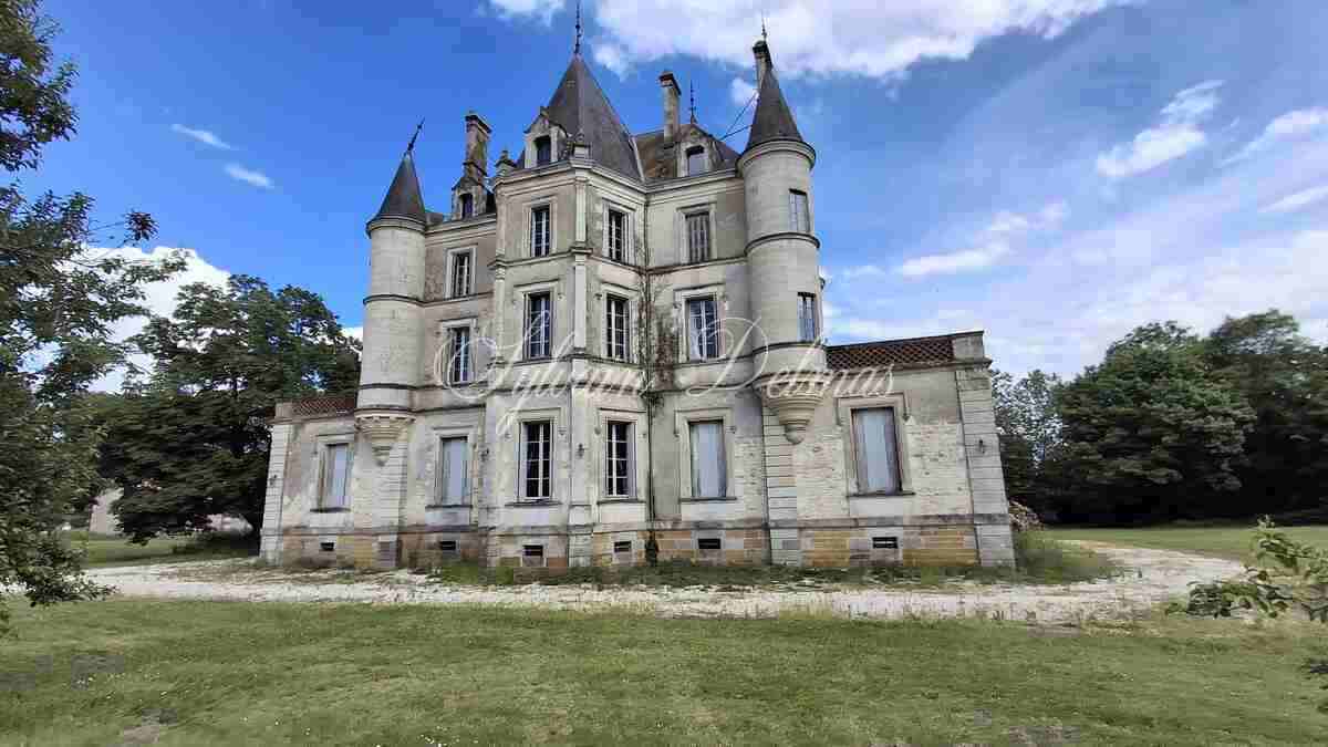 Château XIX eme ideal pour hôtel restaurant clos de murs.