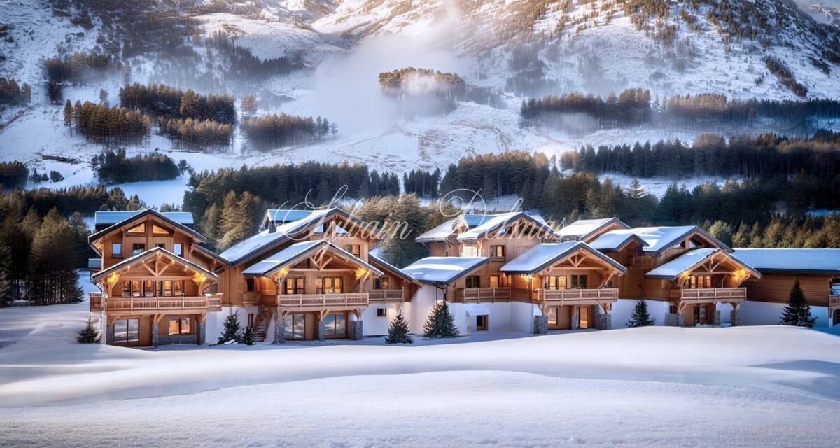 SERRE CHEVALIER LE MONETIER LES BAINS Chalets d'exception de 448,55 m²