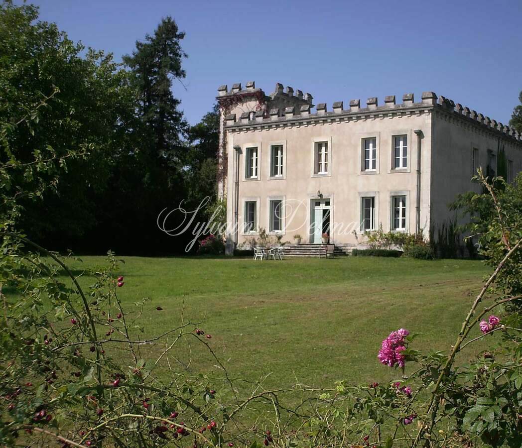Château en Charente, 1,2 hectare, Piscine, Environnement paisible - Confolens