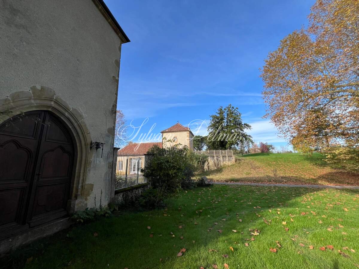 Château — CHATEAU XVIII sur 70 ha, VUE PANORAMIQUE PYRÉNÉES