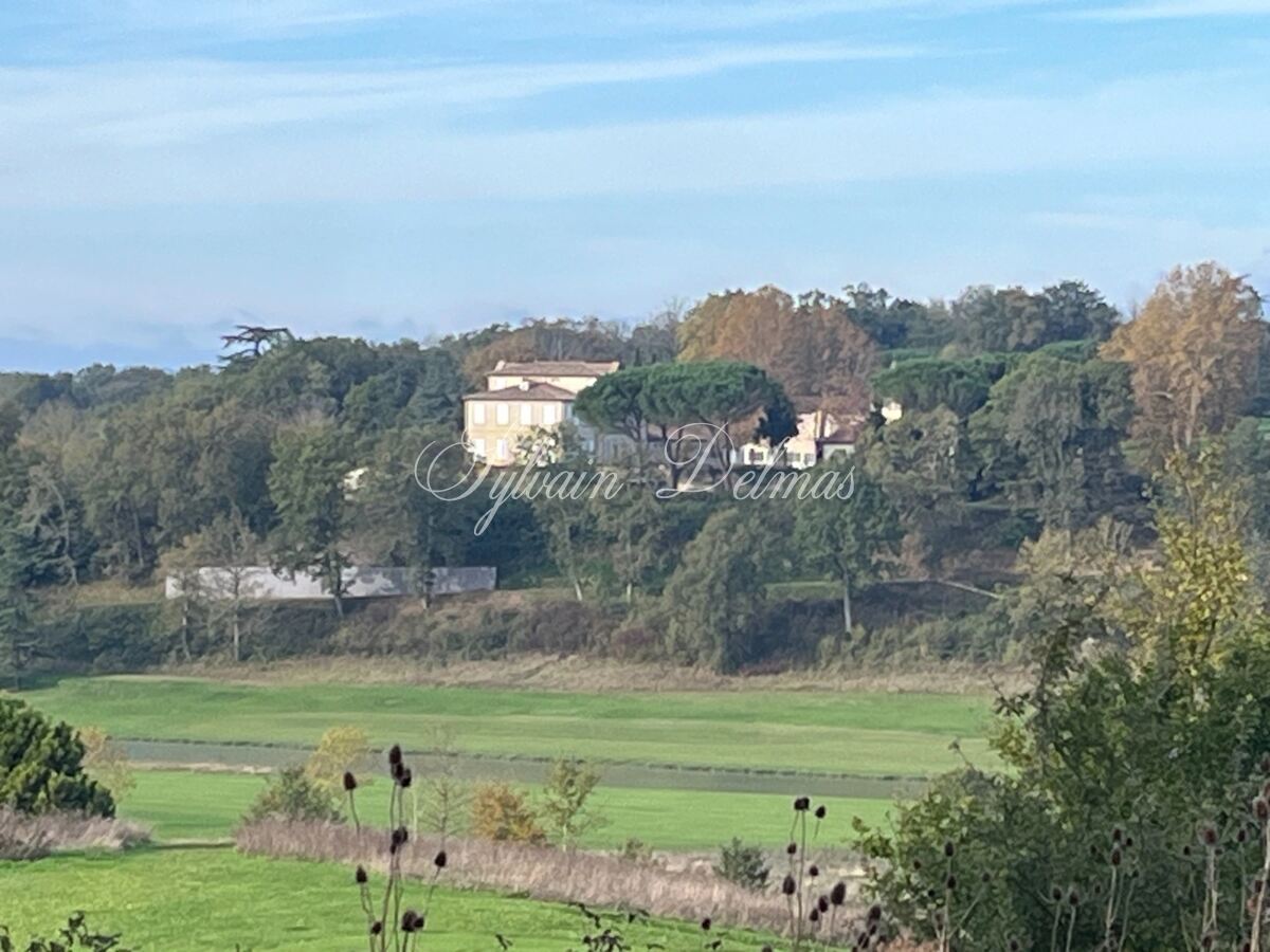 Château — CHATEAU XVIII sur 70 ha, VUE PANORAMIQUE PYRÉNÉES