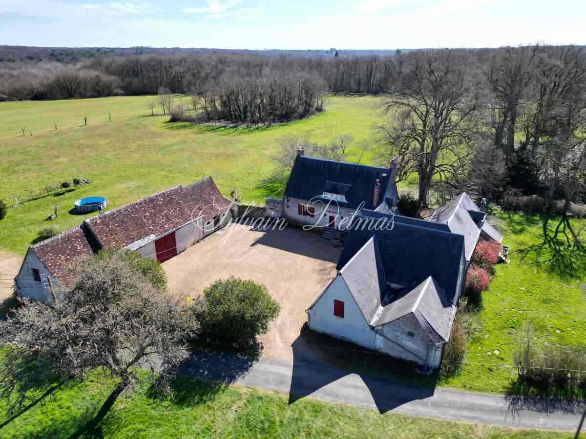 Domaine — Corps de ferme restauré proche fondettes
