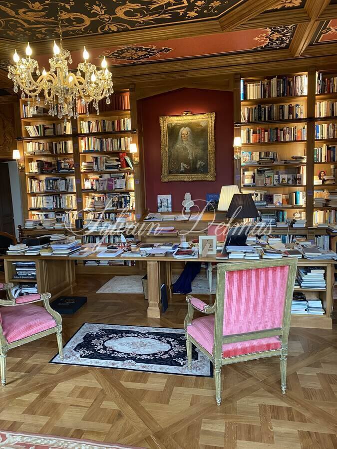 Majestueux château de style Renaissance perché sur un rocher en Suisse Normande.